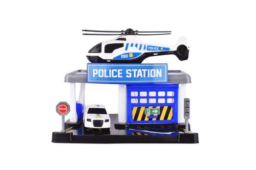 Estación de Policia con Helicoptero