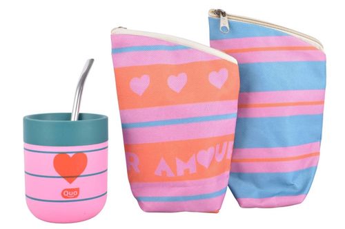 Set Matero Tela Diseño Amour
