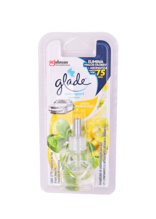 Aromatizante Glade Auto Sport Limón Rep