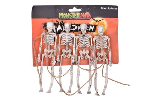Esqueleto Hallowen 4Pz
