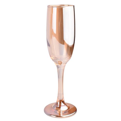 Copa Vidrio Champagne Cobre 200ML 6Un