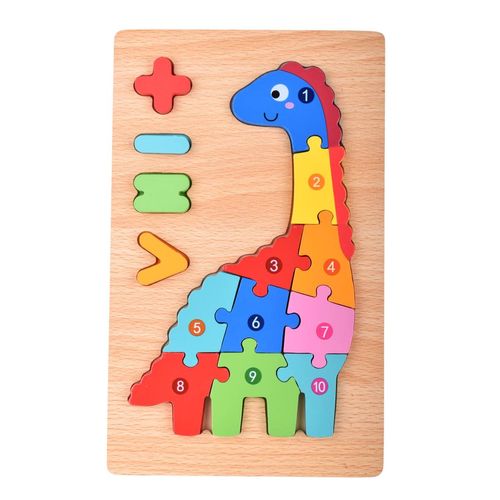 Juego de Encastre Madera Dinosaurio