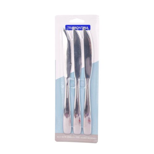 Cuchillos Tramontina Asado Amazonas Acero 3Un