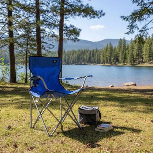 Sillón Camping 78x49x81cm Aluminio