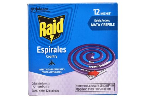 Espirales Raid Country Fresh Estuche 12Un