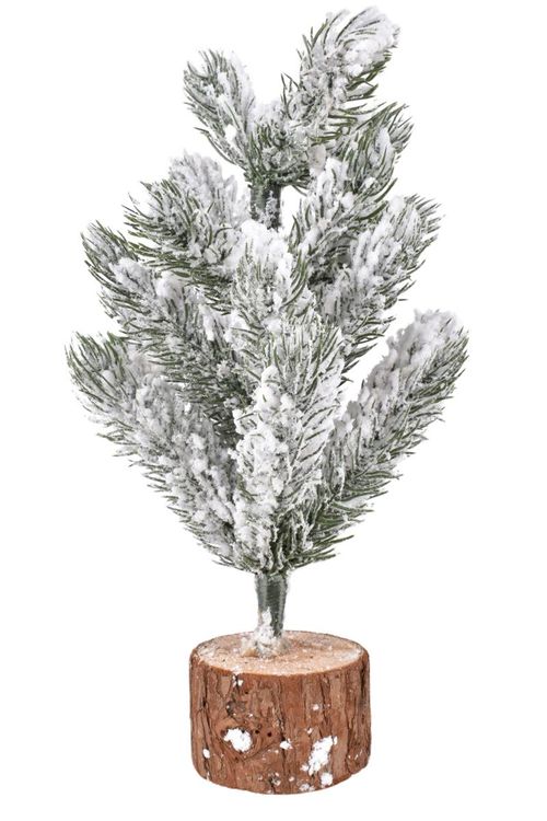 Arbol Navideño de Mesa Cubierto Nieve Artific 35CM