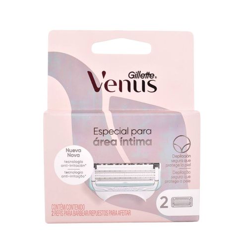 Repuestos de Afeitar Venus Intimas Kin Care 2