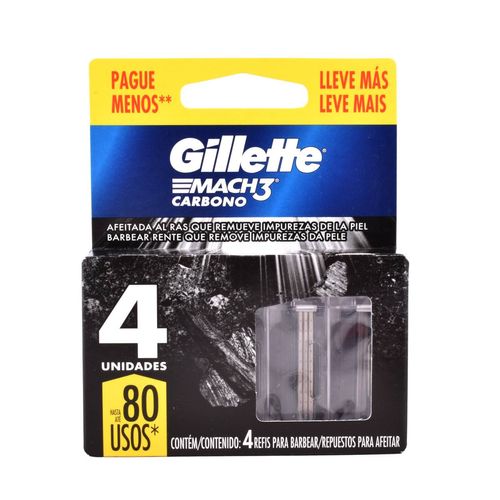 Cartuchos Mach3 c/Carbón Activado 4