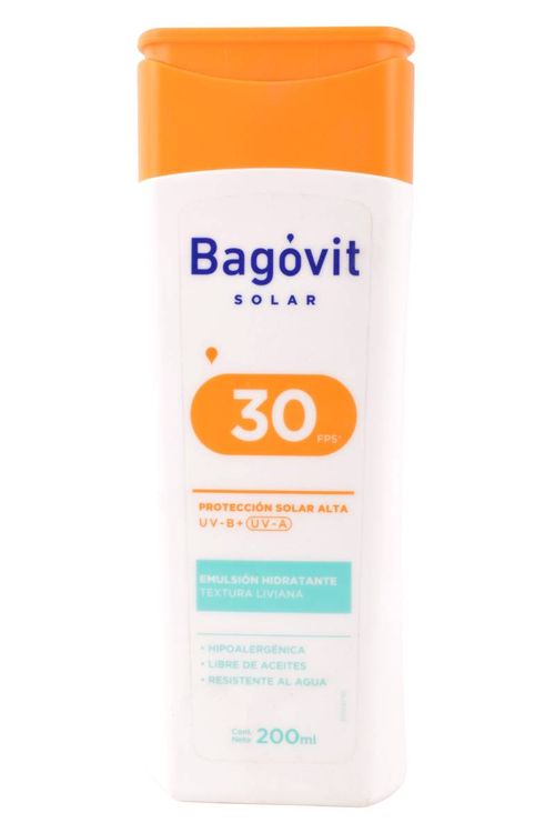 Protector Solar Bagóvit Emulsión FPS30 200ML
