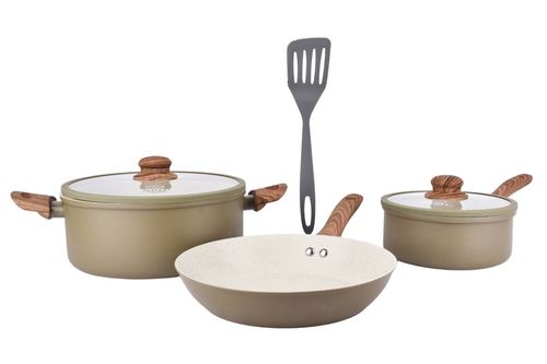 Batería de Cocina Jovifel Lisboa Sarten24+Cac18+Cac24+Es 6PZ