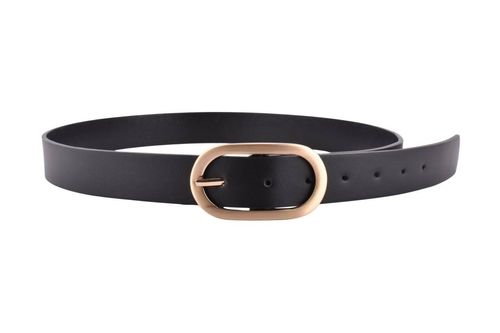 Cinto La Chapelle Mujer Opaco Hebilla Dorada