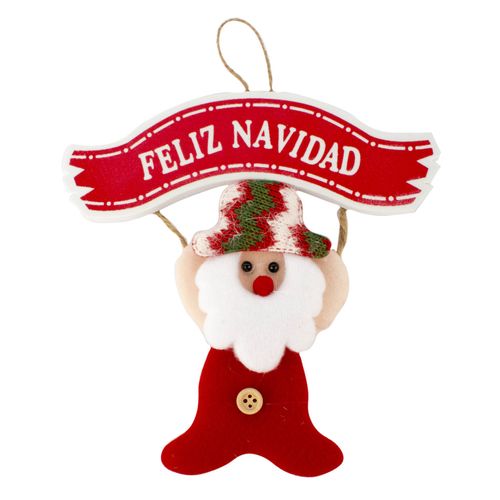 Papá Noel con Cartel 22CM