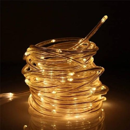 Luz Manguera Fina Cálida 10M