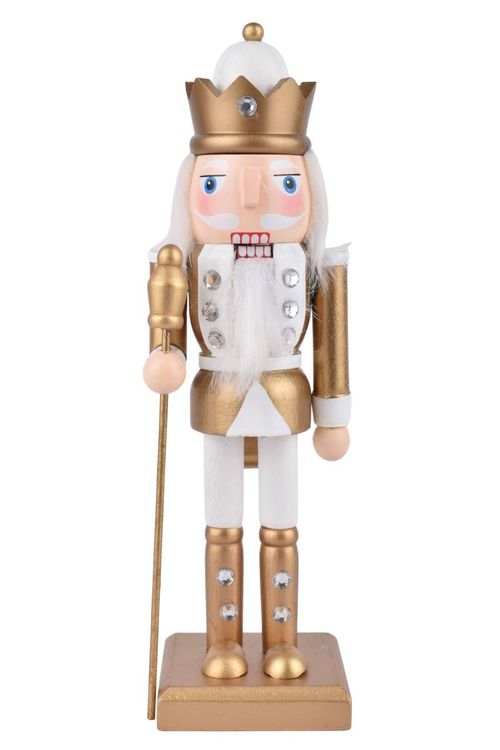 Adorno Navideño Cascanueces Dorado 25CM