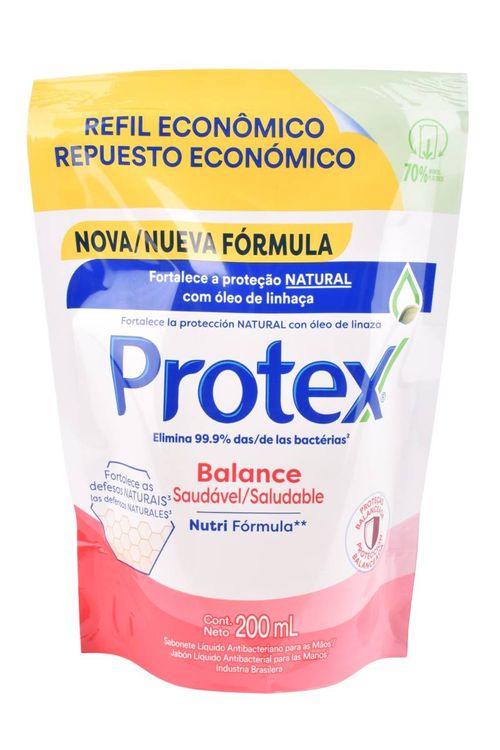 Jabón Líquido Manos Protex Refil Balance 200ML