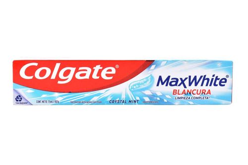 Crema Dental Colgate Max White Blanqueadoras 102G