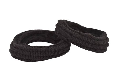 Gomitas para Cabellos Negras Tubo 10Pz