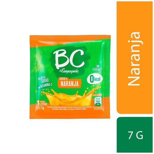Jugo BC en Polvo Naranja 7G