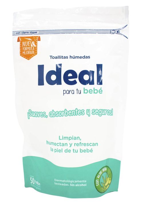Toallitas Ideal Aloe Vera DP 50
