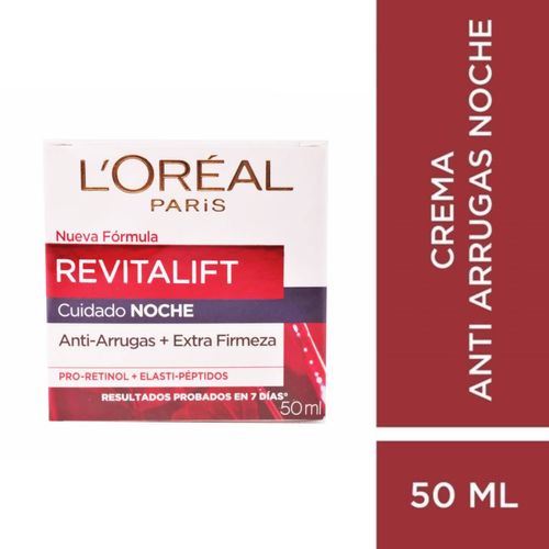 Crema Facial L'oréal Revitalif Retinol Noche 50G