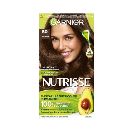 Tintura Nutrisse Tono 50 Castaña Clásico