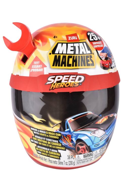 Casco Metal Machines Speed Hero Rojo
