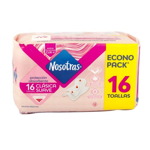 Toallas Femeninas Nosotras Clásica Curva 16