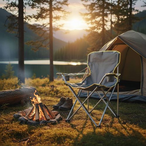 Sillón Camping 90x59x93cm Aluminio