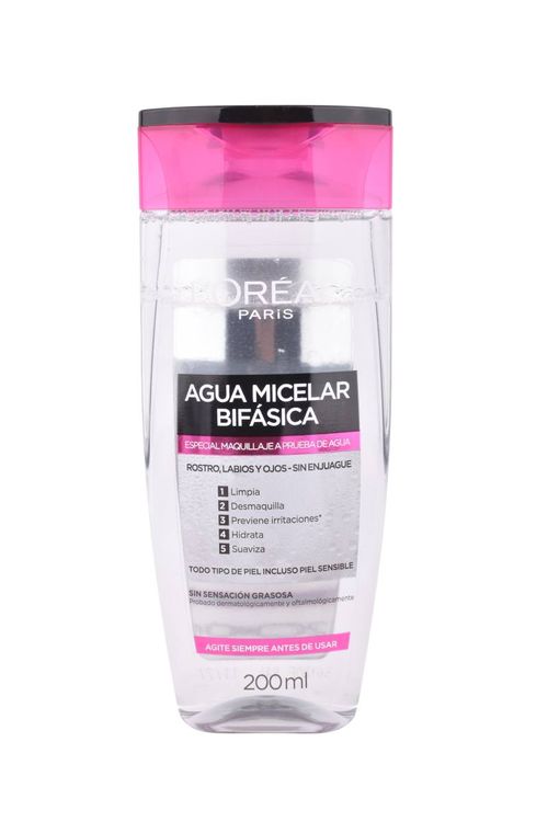 Desmaquillante L'oréal Agua Micelar Bifásico 200ML