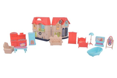 Casita Grande de Juguete c/Accesorios