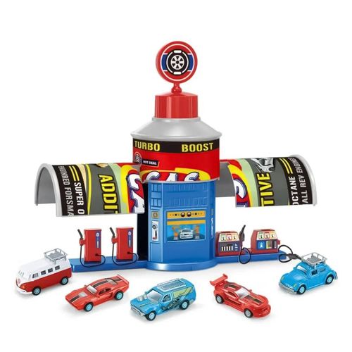 Estación p/Autito Diseño Botella