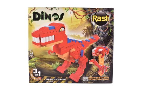 Bloques Rasti Dinos 3 en 1