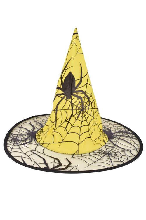 Sombrero Hallowen Tela Deco Araña
