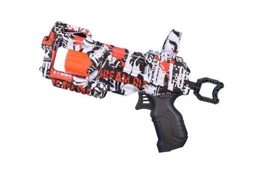 Pistola de Juguete Lanza Dardos Diseño Graffiti