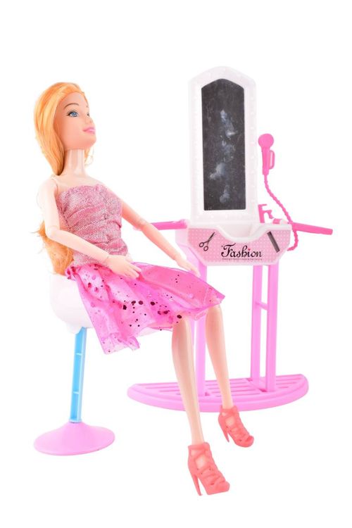 Muñeca con Accesorios de Belleza