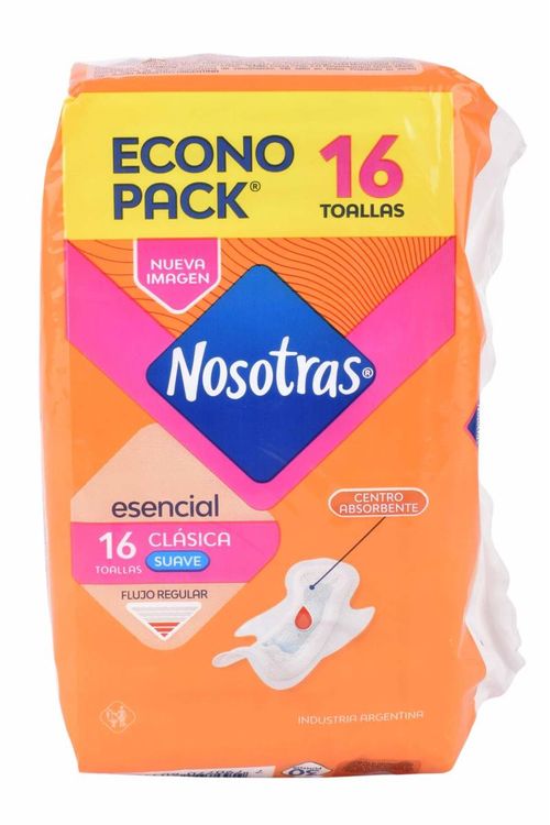 Toallas Femeninas Nosotras Clásica Esencial 16Un