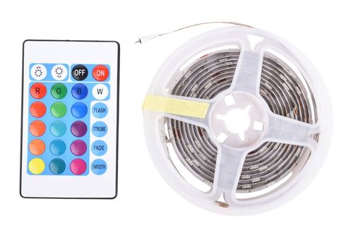 Luz Led Tira RGB con Control 2M