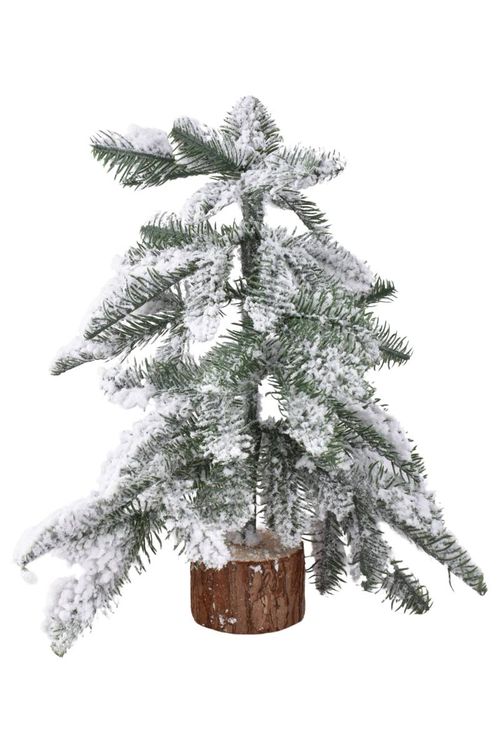 Arbol Navideño de Mesa Cubierto Nieve Artific 35CM