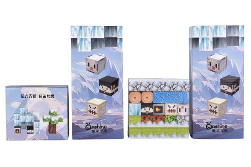 Juego de Bloques Magnéticos p/Armar 50Pz