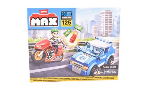 Bloques Max City Policía Estación Zuru 125Pz