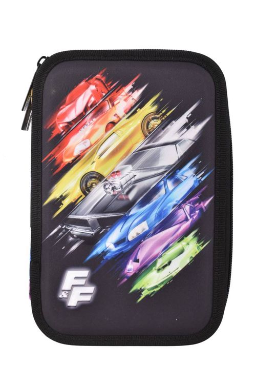 Cartuchera Mooving 2 Pisos Rapido y Furioso