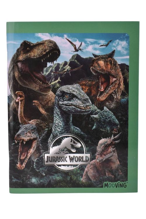 Cuaderno T.Flexible Mooving Jurassic World 48hjs