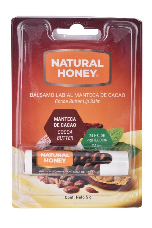 Bálsamo Labial Natural Honey Manteca de Cacao