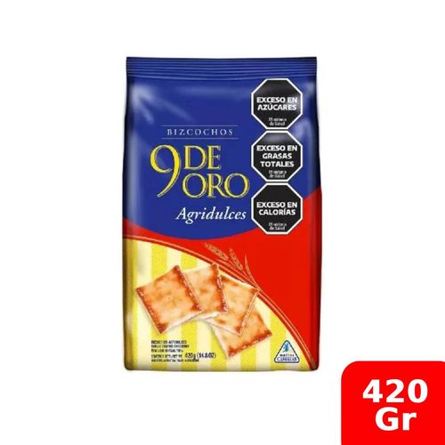 Bizcochos 9 de Oro Agridulces 420G