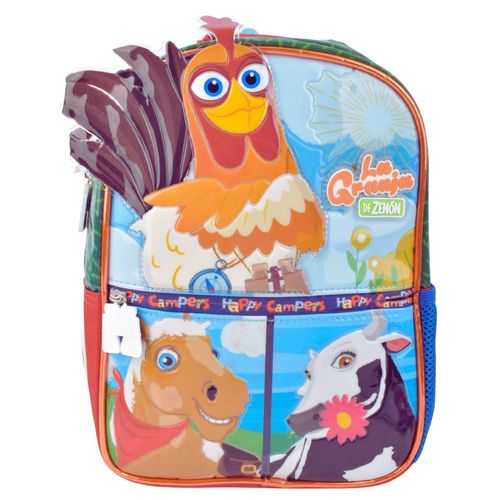 Mochila Espalda Cresko La Granja de Zenón 12"