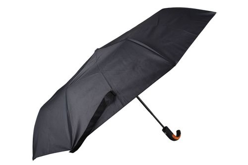 Paraguas Corto Negro Detalle simil made