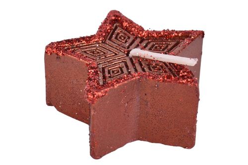 Vela Diseño Estrella 3Pz