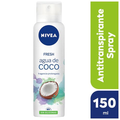 Desodorante Nivea Aero Fresh Agua Coco Fem 150ML