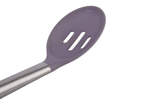 Cuchara Acanalada Mango Madera 38CM