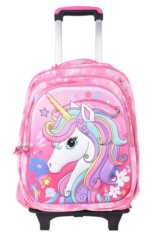 Mochila Cartuch+Lunch+Carro Unicornio 4Pz